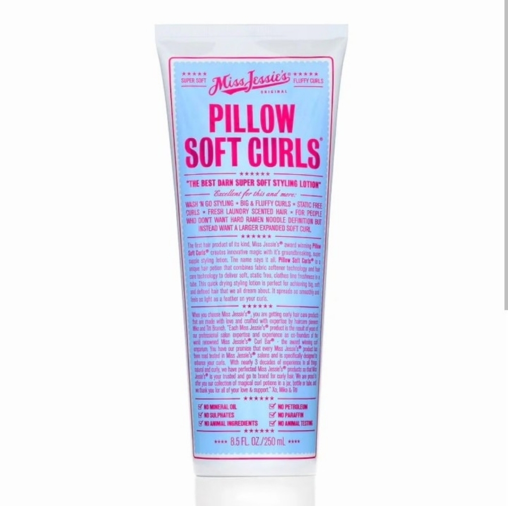 Miss Jessies Pillow Soft Curls Styling Lotion Curling Cream 8.5 fl Gel Lotion